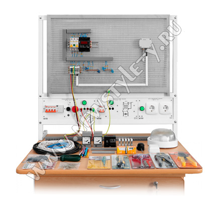 Набор для монтажа и наладки на электромонтажном столе (панели) систем электрических измерений и автоматики НМН1-СЭИА (Настольное исполнение, ручная версия)