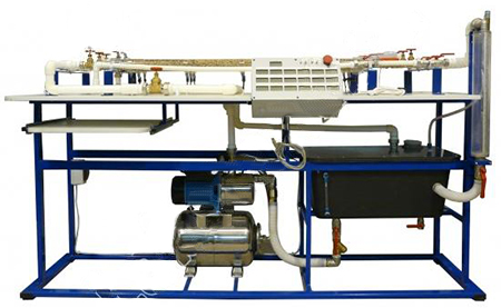 Типовой комплект учебного оборудования "Гидравлические характеристики фильтрационного слоя грунта" ФГ-ГХ-010-6ЛР-01-Р