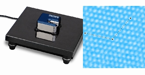 Атомное разрешение поверхности графита с помощью СТМ (сканирующий туннельный микроскоп)