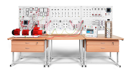 Модель электрической системы — Производство, передача, распределение, потребление и качество электроэнергии ЭЭ1-С-Р (Стендовое исполнение, ручная версия)