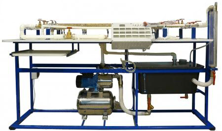 Типовой комплект учебного оборудования "Гидравлические характеристики фильтрационного слоя грунта" ФГ-ГХ-010-6ЛР-01-Р (исполнение горизонтальное)