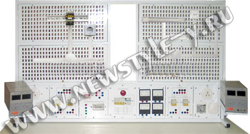 Стенд для подготовки электромонтажников  и электромонтеров с измерительным блоком СПЭЭ-ИБ-СМП (стендовое исполнение монтажная панель)